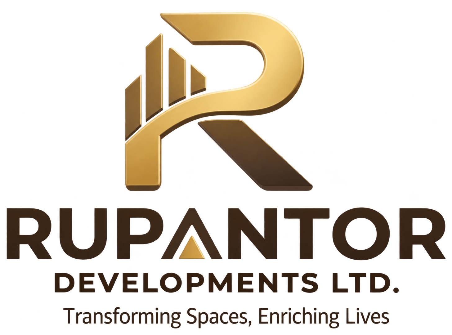 Rupantor logo: Transforming Spaces, Enriching Lives